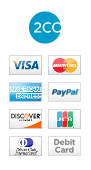 secure payments processed by 2checkout.com